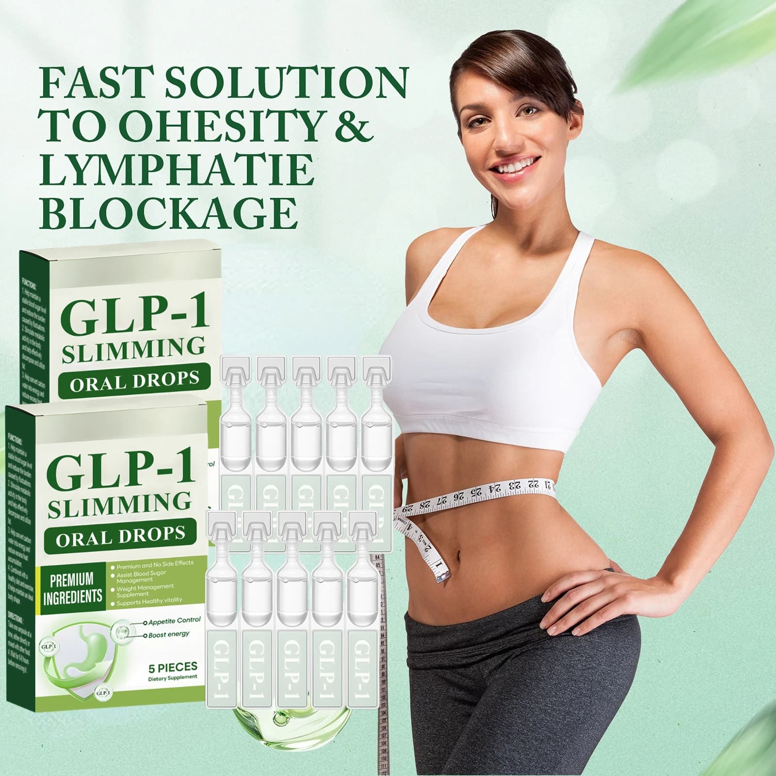 1-20 scatola GLP1 Orale Liquido GLP 1 Peptidi Complesso Siero Integratori Perdita di Peso Naturale Avanzato Cura Del Corpo Liquidi Gocce Per Le Donne