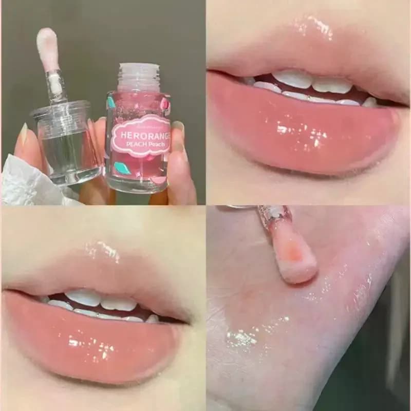 HERORANGE 1/3 pcs fruit aromatized lip oil balm for lips moisturizing lip gloss primer for lips makeup for lip care
