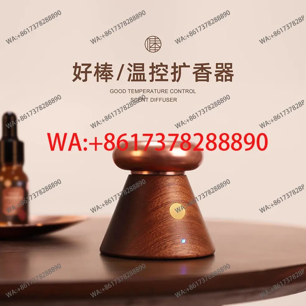 Diffusore di aromi creativo in legno massello con controllo della temperatura 65x65x64mm - Collezione 2026
