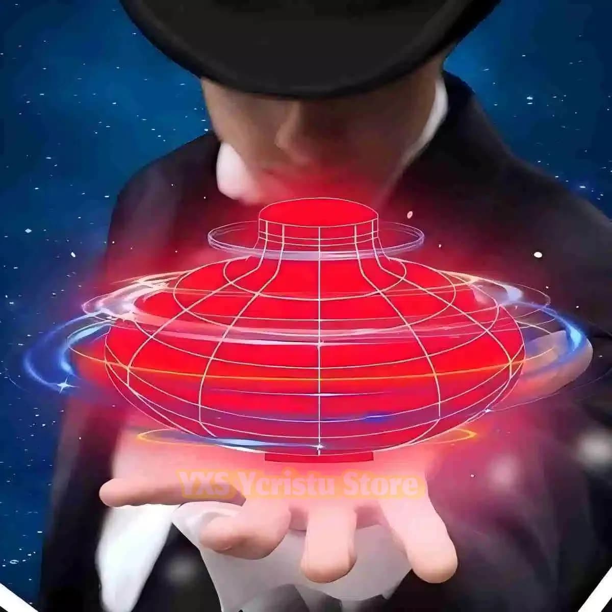 Palla volante Giocattoli Palla magica Volare Spinner Volo Giroscopio Mini UFO Punta delle dita Drone Aereo Giroscopio a induzione Giocattoli di decompressione