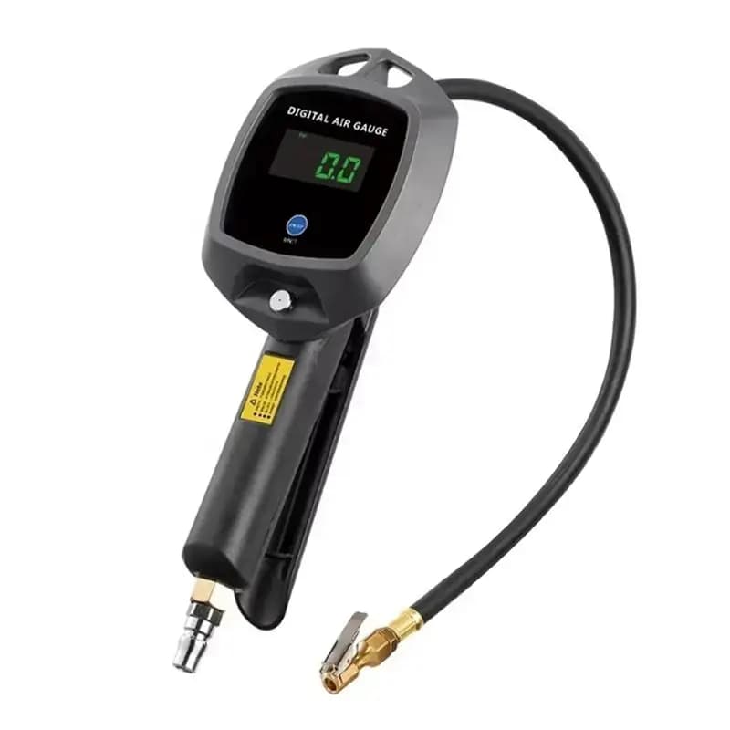 Manometro Digitale di Alta Precisione per Pneumatici Auto con Funzione di Gonfiaggio e Sgonfiaggio, Monitor Pressione Gomme, Gonfiatore Rapido