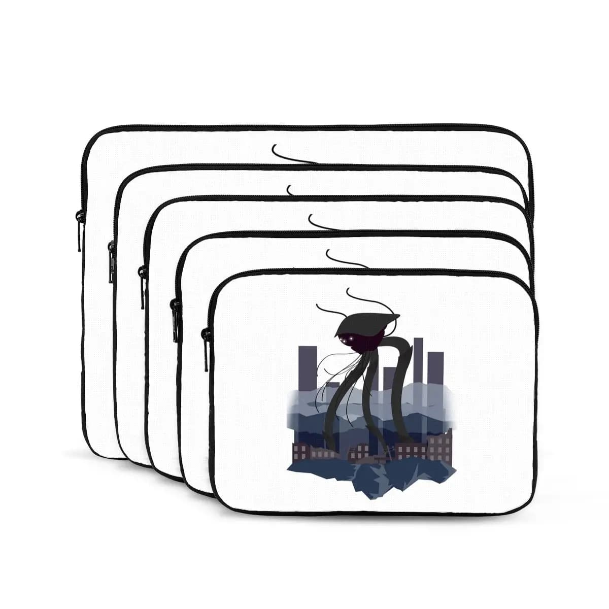 War Of The Worlds Martian Treppiede Borsa per laptop per notebook 10 12 13 15 17 pollici Custodia per notebook Custodia antiurto per tablet