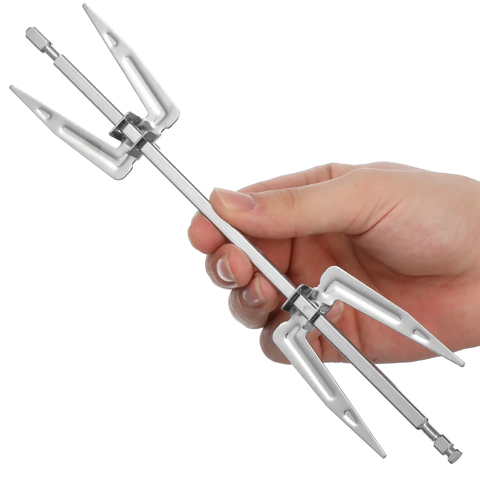 High Grade Stainless Steel Air Fryer Fork Rustproof Roast Chicken Fork Bbq Grill Rotisserie Rods Roasting Sticks