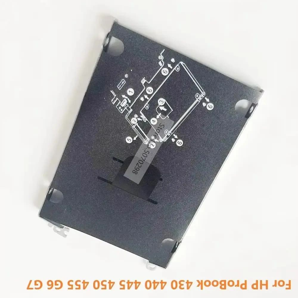Vassoio telaio staffa caddy primario HDD SSD disco rigido SATA 2.5 per HP ProBook 430 440 445 450 455 G6 G7