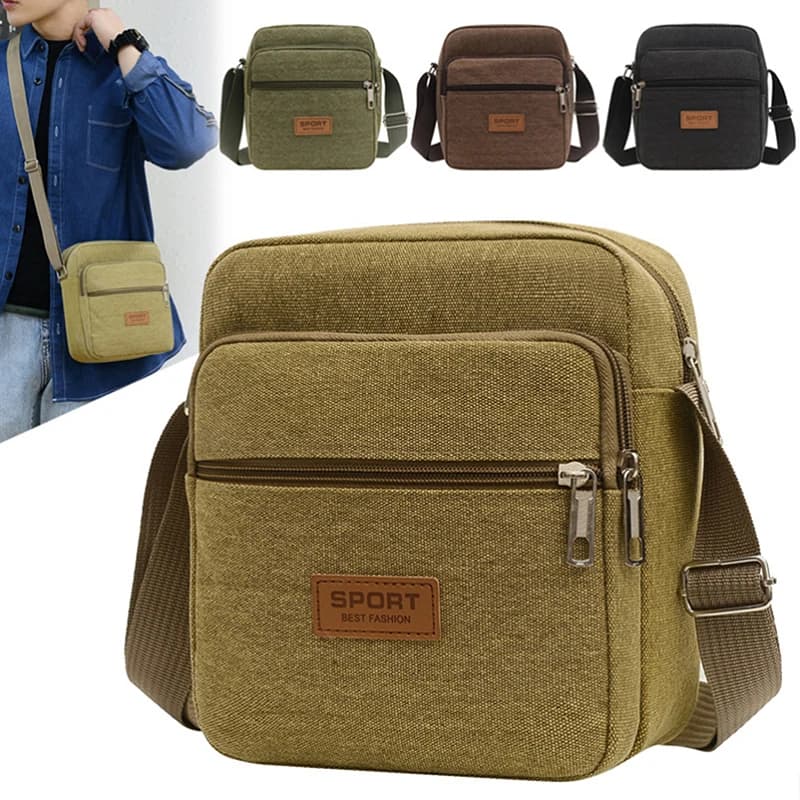 Borsa a tracolla da uomo zaino singolo borsa a tracolla a tracolla