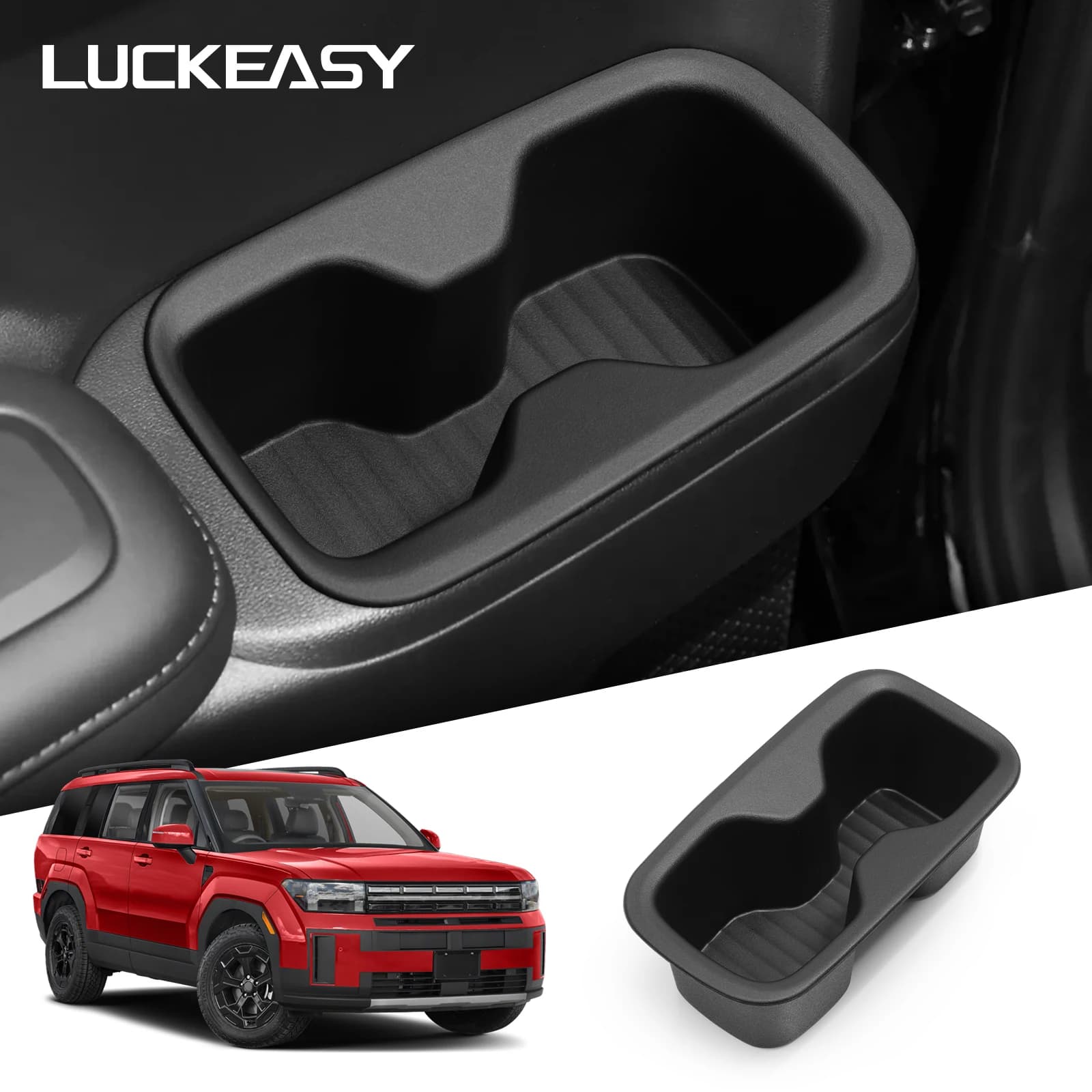 For Hyundai Santa Fe 2024 2025 6/7 places Car carriers The second row Luggage carriers Storage box Accessories 2 pieces
