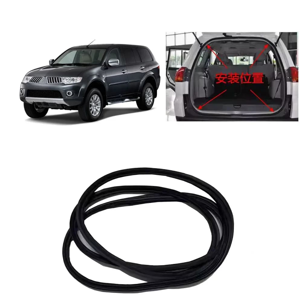 1 Pcs Tailgate Rubber for Pajero Sport KH 2007-2014 Trunk Weatherstrip for Montero Sport Rear Door Body Rubber Seal 5815A039