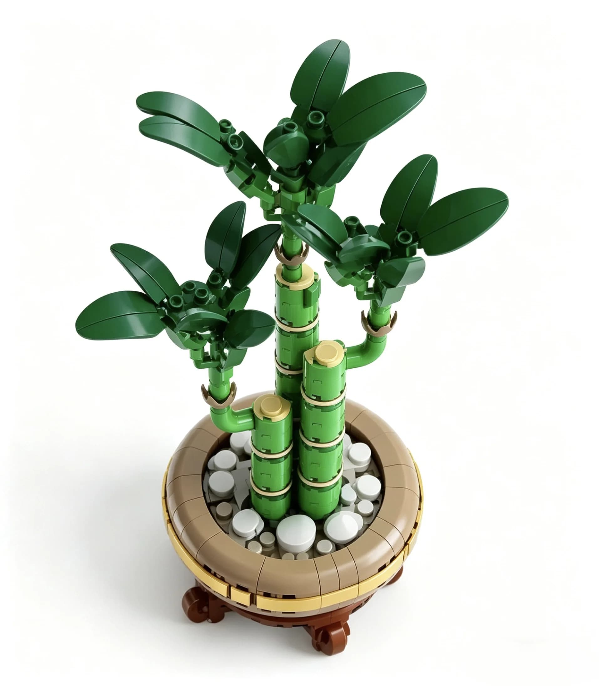 Compatibile 10344 Giocattoli educativi Lucky Bamboo - Piante artificiali per decorazioni e finte decorazioni vegetali