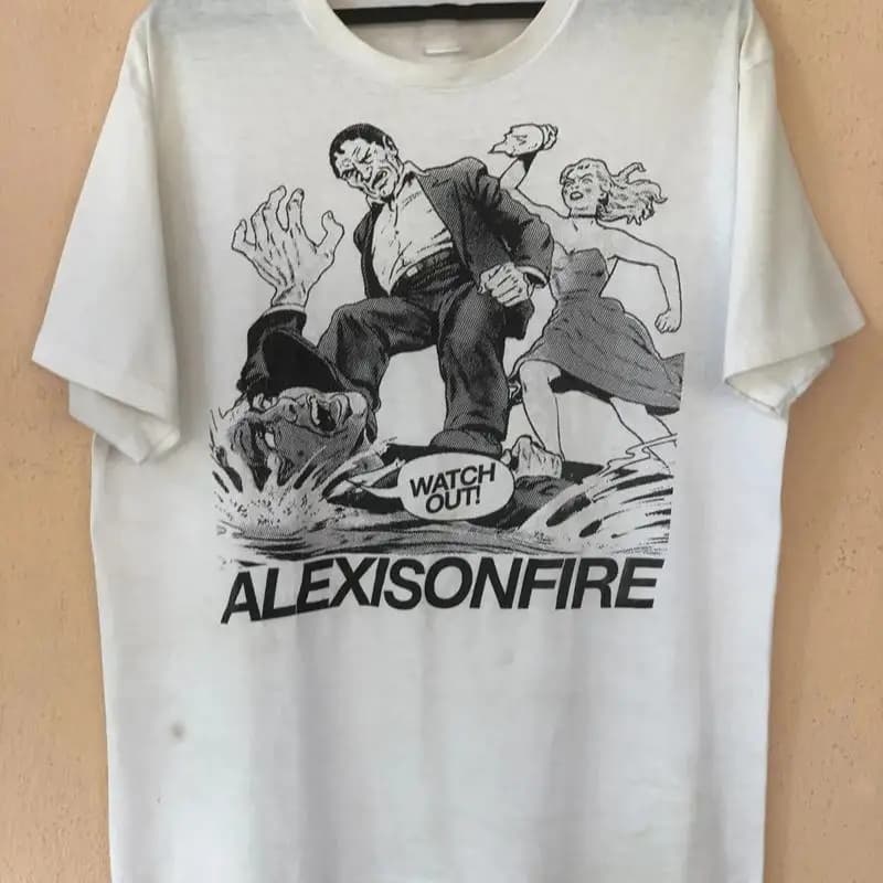 ALEXISONFIRE Watch Out T-shirt classica in cotone unisex tutte le taglie KY213