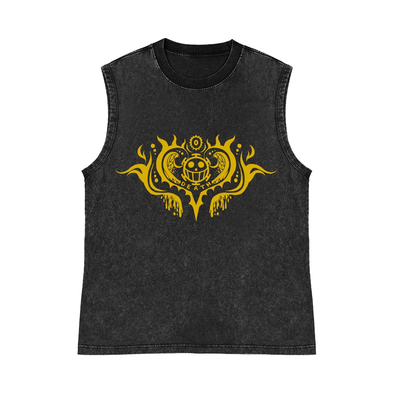 Anime One Piece Tank Top Man Sleeveless T Shirt Vintage Washed Summer Y2k Streetwear Vest Men's Clothing 2026 Oversized Harajuku