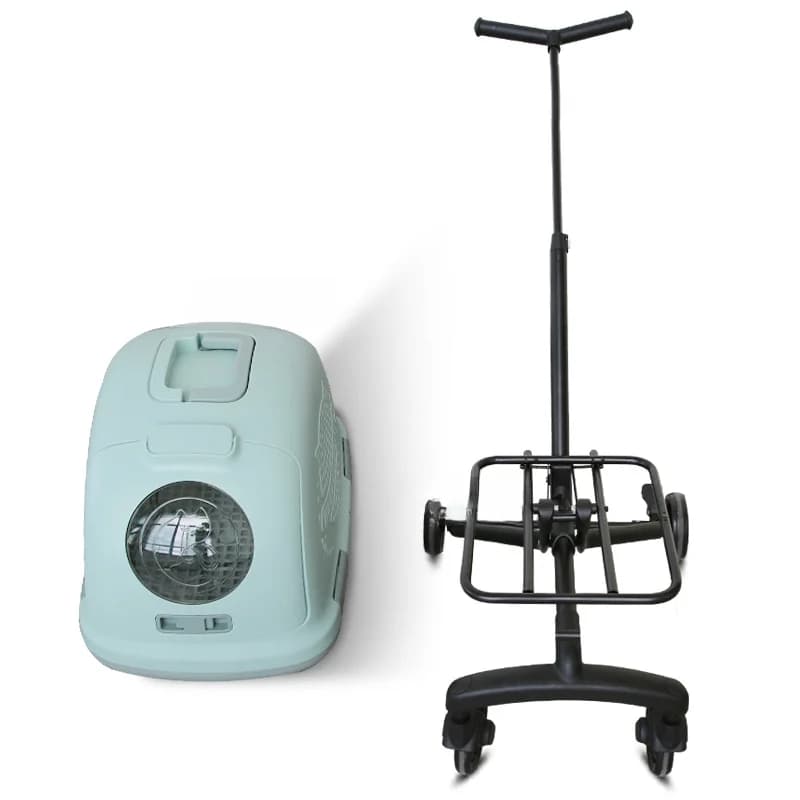 Passeggino per animali domestici con capsula spaziale leggera nordica per gatti Carrello per cani Carrello da viaggio per animali portatile e staccabile Carrello da viaggio per esterni