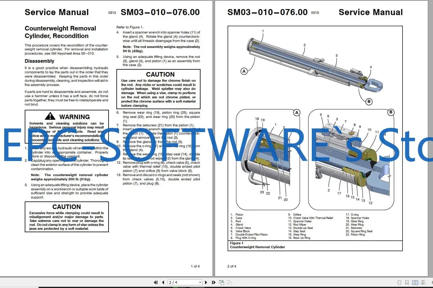 Gru a cinghia di collegamento EPC-SOFTWARE 10,3 GB PDF [03.2021] Manuale di servizio di tutti i modelli DVD completo