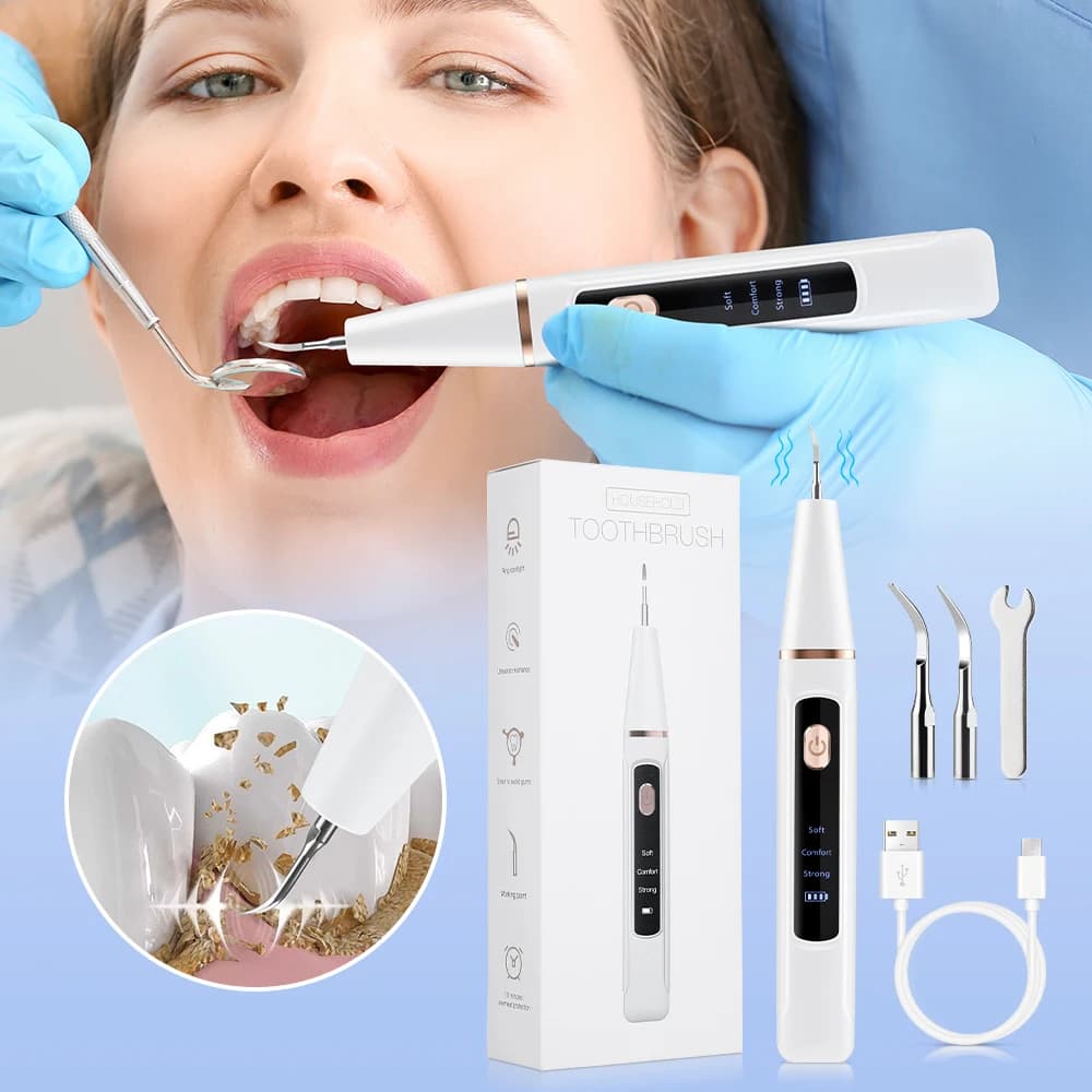 Ultrasonic Cleaner for Dentale Tartarus - Macchie and Oral Care Moistening Tool