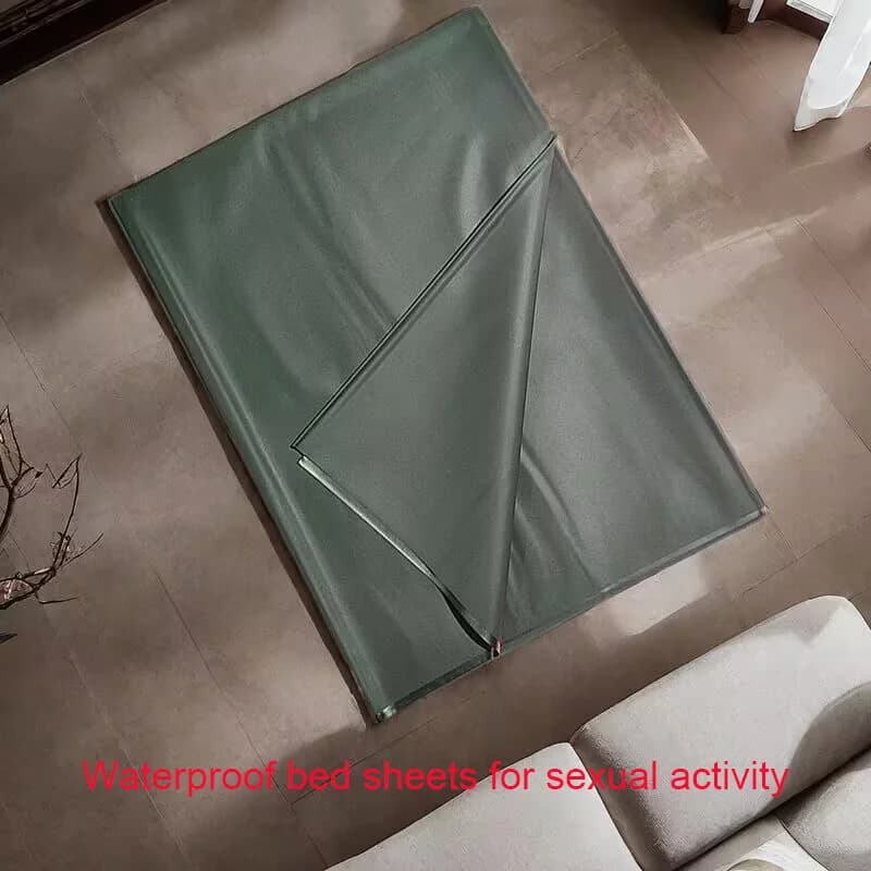 Nuovo S M Game Lenzuolo impermeabile Lenzuolo in PU impermeabile Materasso impermeabile resistente all'olio Lenzuolo in PVC nero