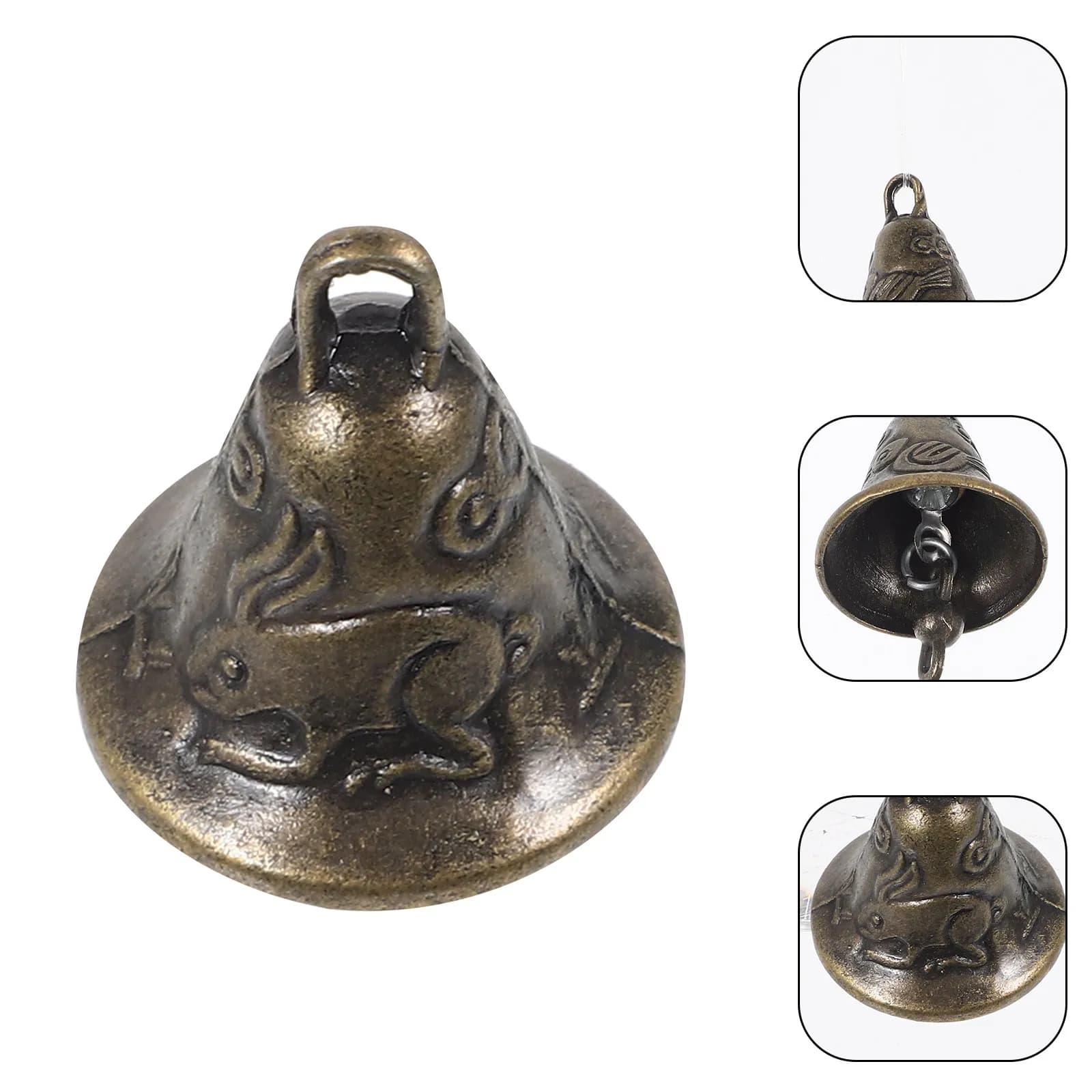 20Pcs Metal Feng Shui Bells Small Compact Alloy Bells for Wind Chimes Dog Collars Doorplates Hanging Pendants Bell Decorations