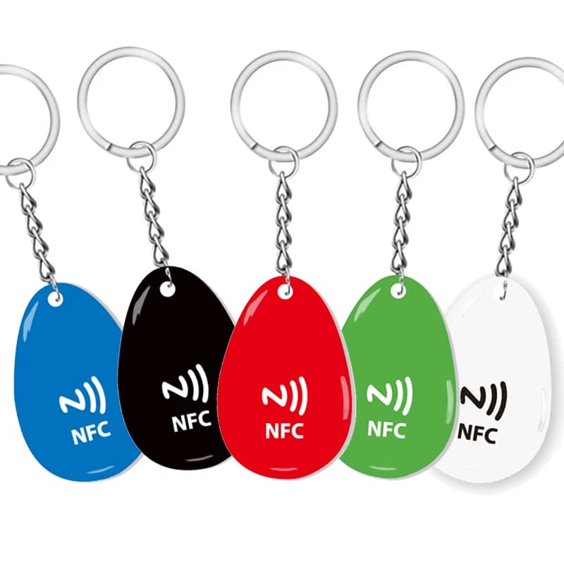 Tag NFC Chip NFC Portachiavi programmabile Chip Ntag215 Tag in resina epossidica