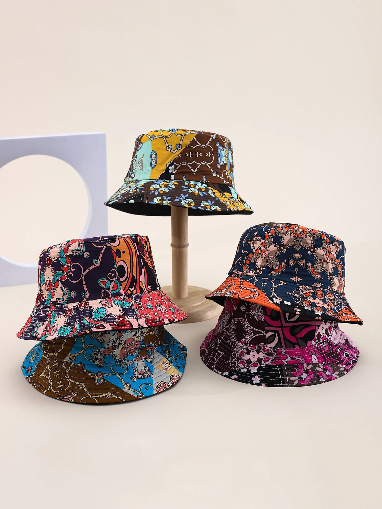 Cappello da pescatore con graffiti primavera estate da donna Hip-Hop a tesa piatta Street Dance KPOP Moda Parasole da esterno Cappello alla moda Cappello da sole da uomo
