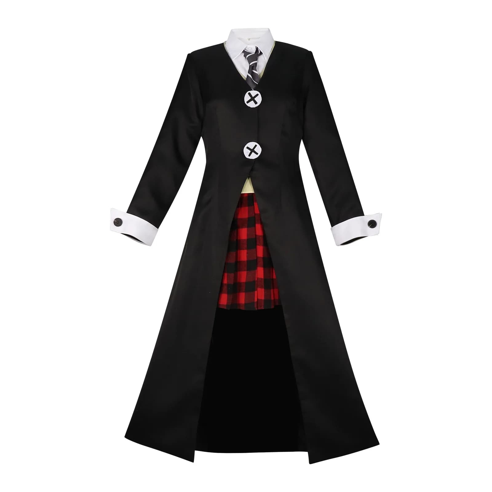 Anime Soul Eater Maka Albarn Cosplay Costume Death Shokunin Professional College Cloak Coat Skirt Woman Sexy Suit