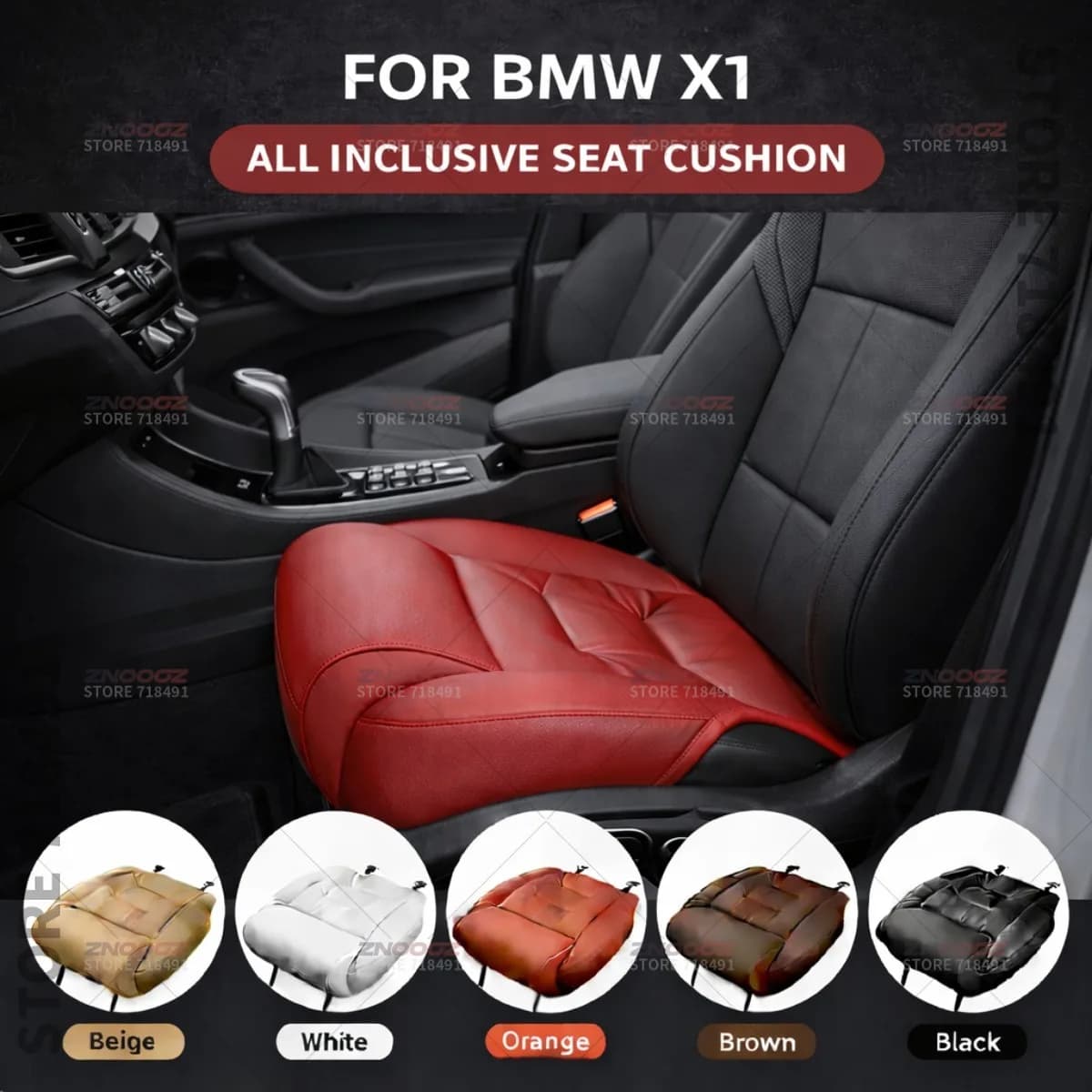 Support for BMW X1 Auto Seat Legs, Memory Foam Cover Extension, Prolonged Bearing, Interior Accessories