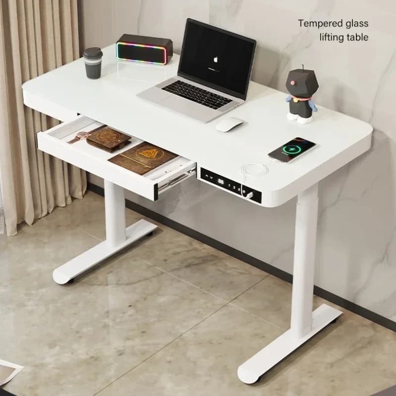 Scrivania moderna elettrica stand up Workstation Desktop Scrivania ergonomica in altezza regolabile Scrivania per computer per tavolo da ufficio domestico