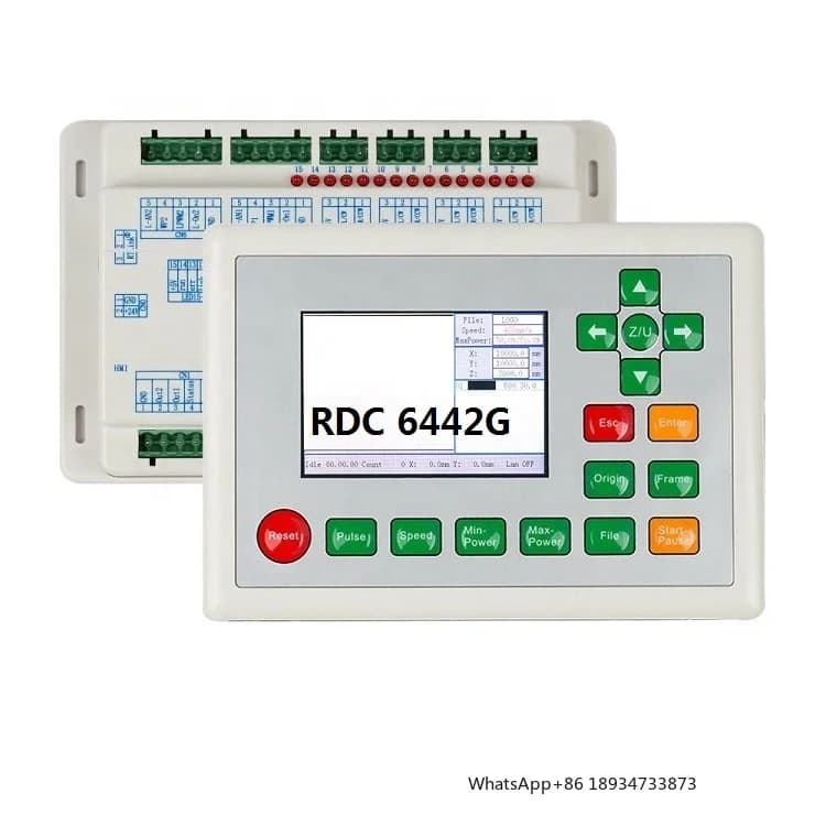 Controller CO2 Ruida RDC6442G Sistema scheda madre CNC Scheda di controllo macchina per incisione laser Pannello RDC 6442S