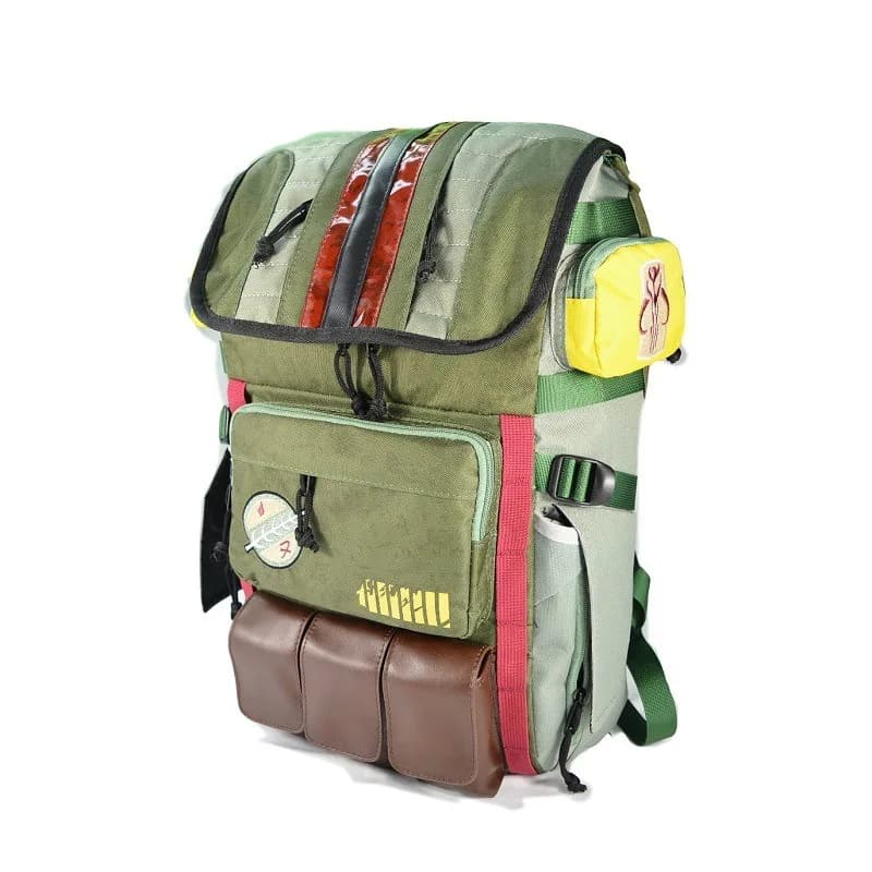 Zaino con Armatura di Boba Fett Ispirato a Star Wars, Borsa per Laptop da Viaggio, Zaino per Studenti, Accessori Quotidiani