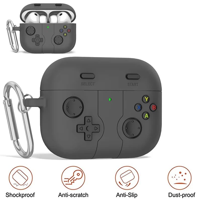 Custodia Protettiva per Auricolari AirPods Pro 1a e 2a Generazione, Cover in Silicone 3D a Tema Cartone Animato per Apple AirPods 3 e 4