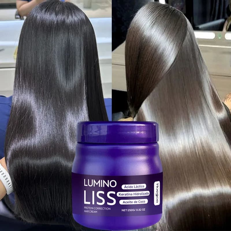 250 g keratin smoothing hair mask, restores softness and shine of hair, softening, deep repairer, for dry hair, damaged and cracks