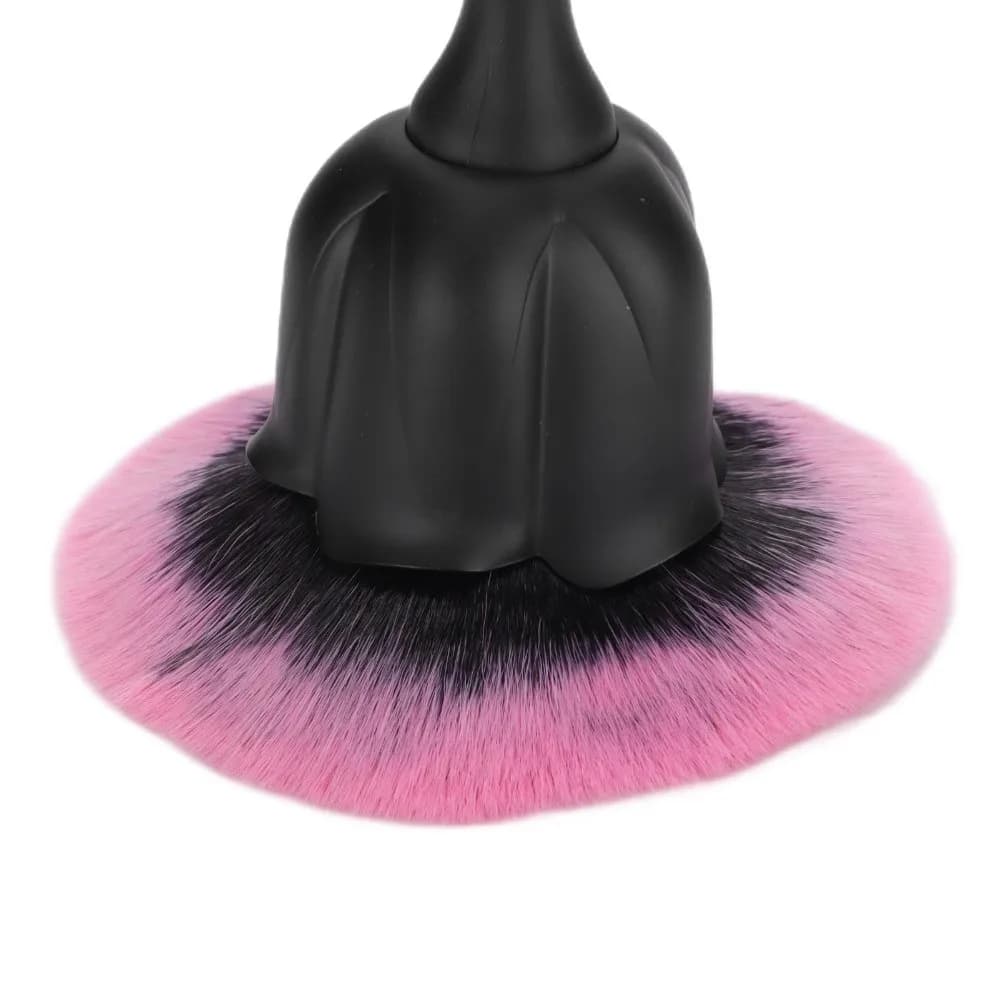 Nail Residue Clearing Rose Shaped Nail Dust Brush Soft Rose Flower Manicure Cleaning Brush Beauty Care Brush Salon Beauty Use