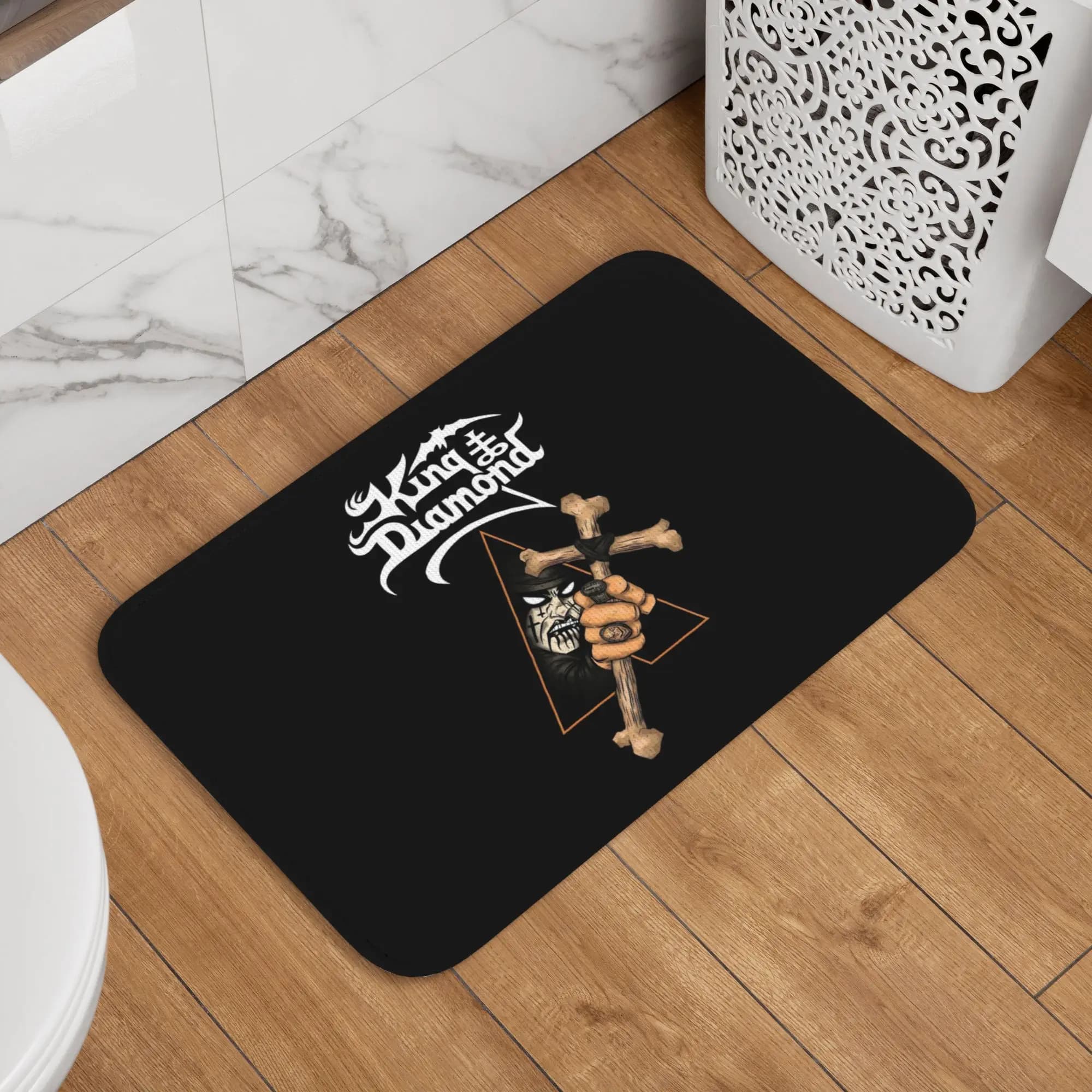 Tappetino personalizzato King Diamond Danish Rock Musician Vocalist, tappetino antiscivolo per cucina, bagno, giardino, 40*60 cm