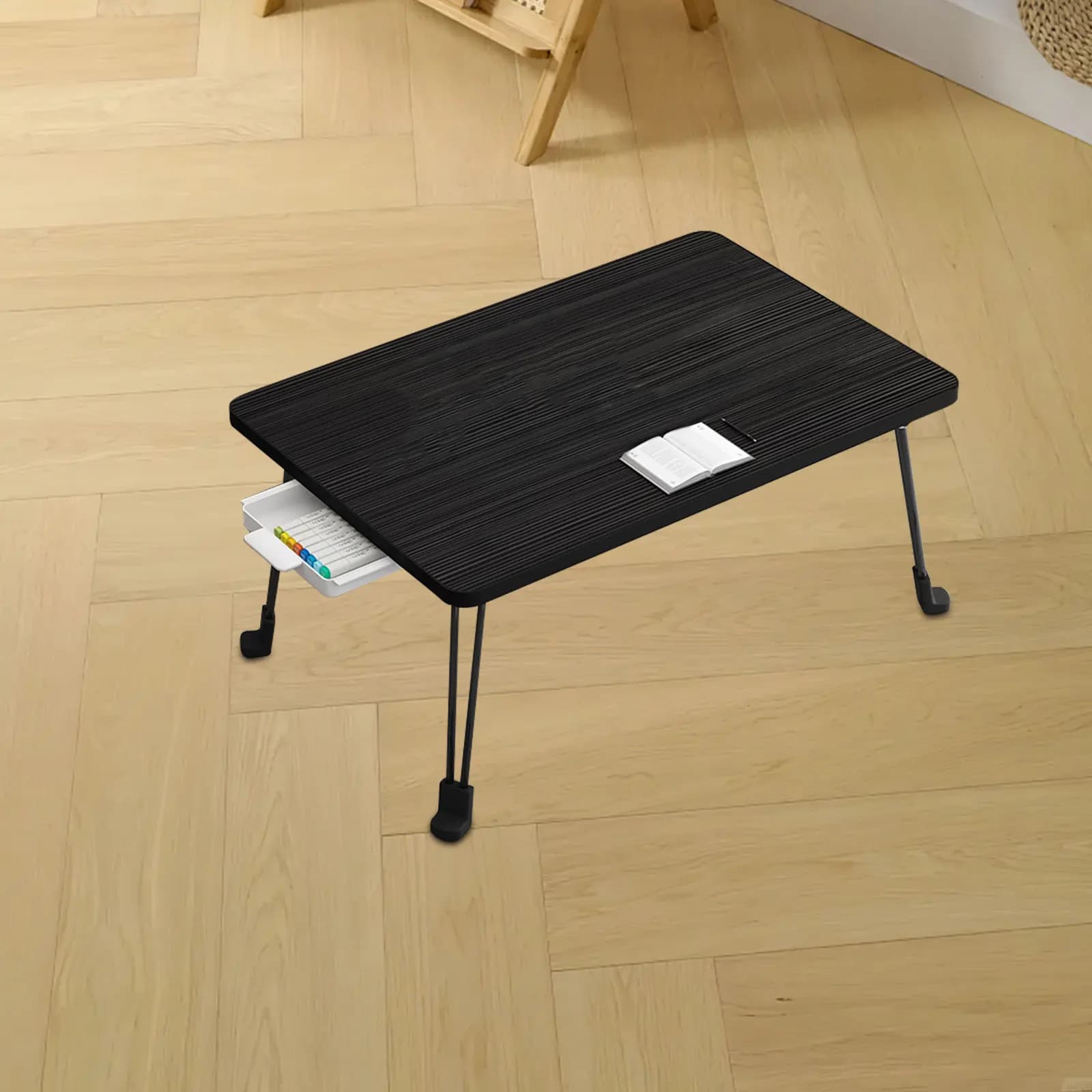Supporti per gambe da tavolo in metallo pieghevoli, 4 pezzi, design a forcina, leggeri, per campeggio, picnic, mobili da esterno, ricambio