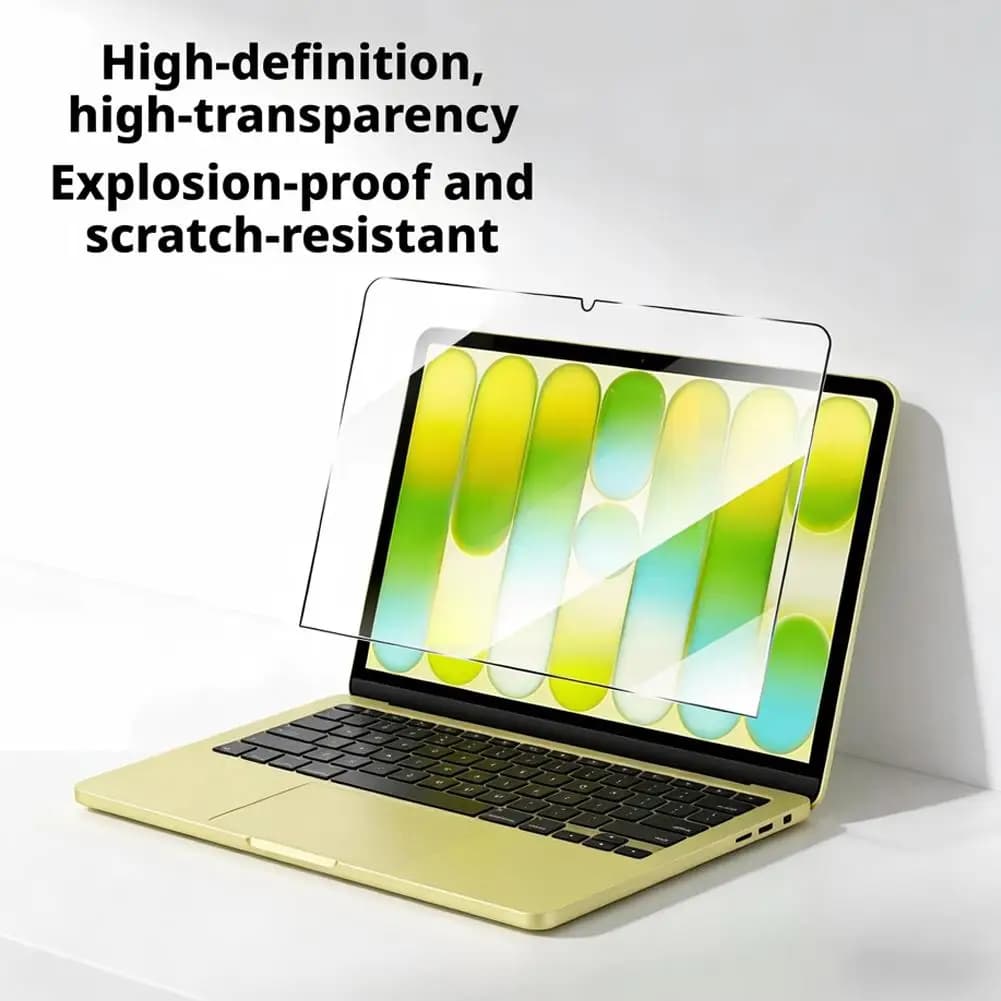 Pellicola Protettiva in Vetro Temperato per Macbook Neo 13 Pollici, Protezione Schermo HD Antigraffio per Notebook, Confezione con Carta Kraft