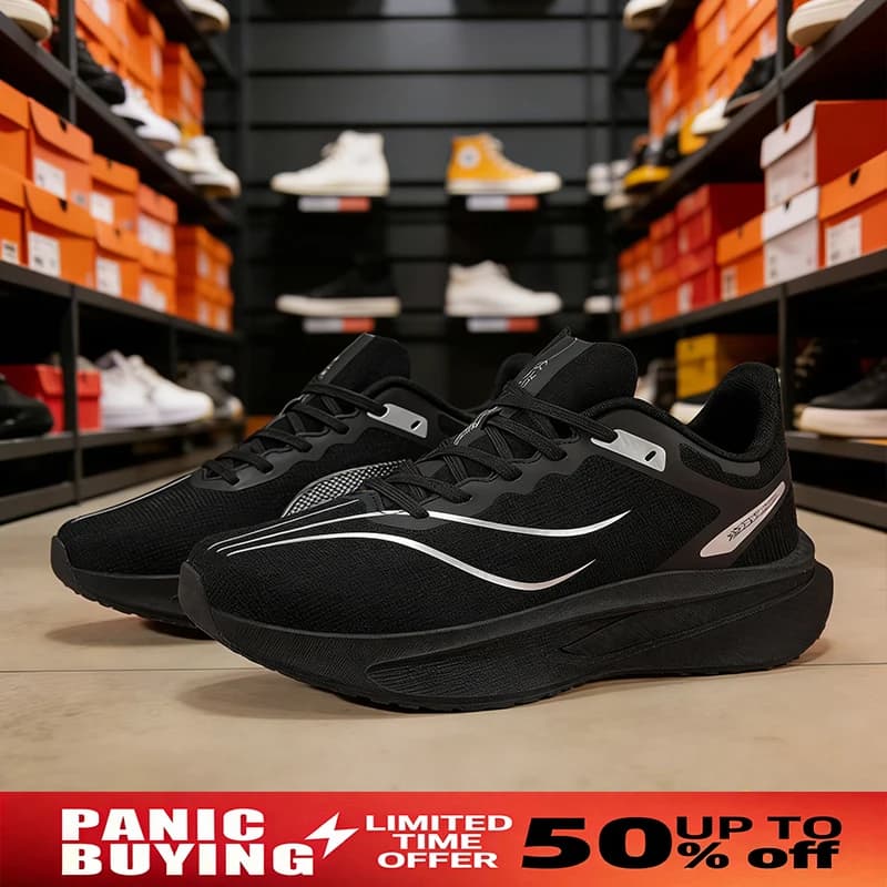 Men's Sports Shoes, Running Shoes with Carbon Plate, Women's Marathon Shoes, Ammortizer Footwear for Athletic Training