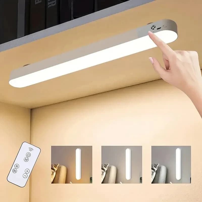 Lampada da scrivania a sospensione Lampada da lettura adhesiva a LED wireless ricaricabile sensibile al tocco Lampada da lettura con telecomando-A31R