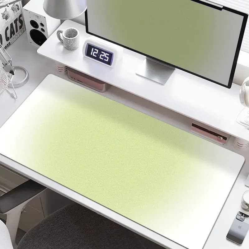 Tappetino per mouse da tavolo in gomma sfumata di colore Tappetino da scrivania Tappetini da gioco antiscivolo Accessori per PC durevoli Tappetino per mouse per studio e ufficio per laptop