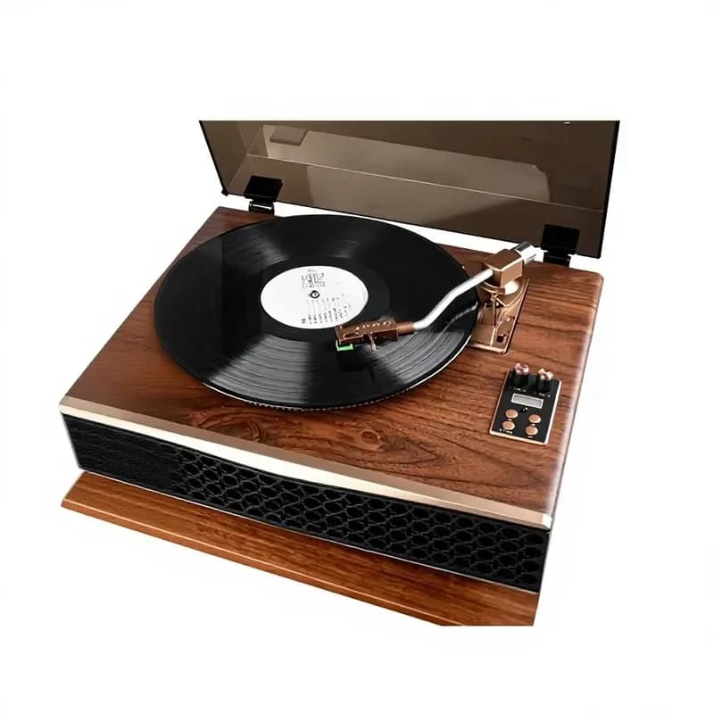 Vinyl Turntable Magnetic Dynamic Speaker Automatic Tonearm Return HiFi Audio