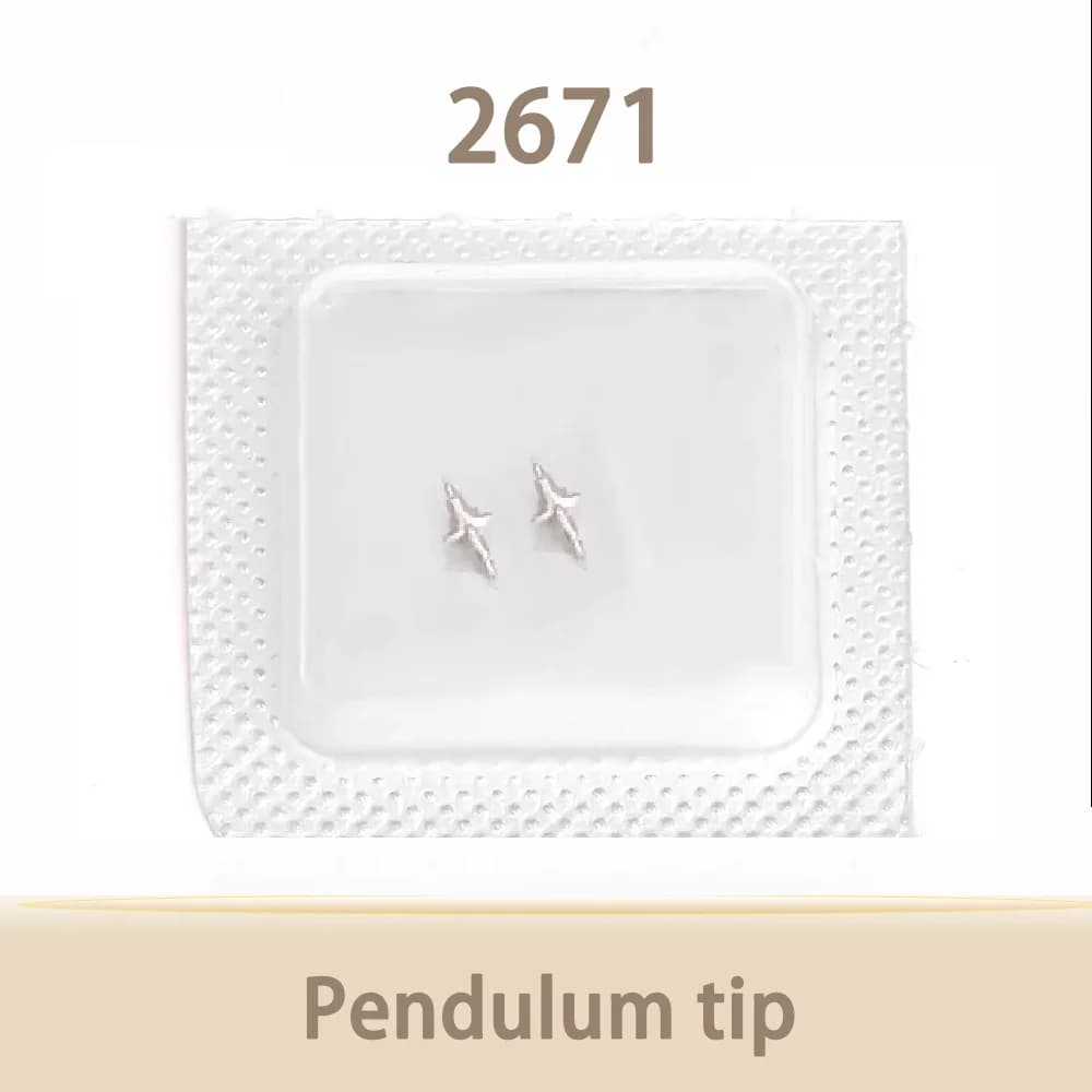 Punta del pendolo per accessori di movimento orologio, adatta per la riparazione di parti del movimento 2671, manutenzione dell'orologio con albero del pendolo