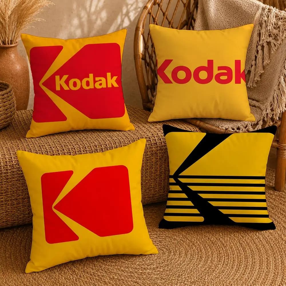 Snapshot K-KodakS Cushion Cover Ultra Soft Pillowcase, Cloud-Like Comfort Fabric with Concealed Zipper