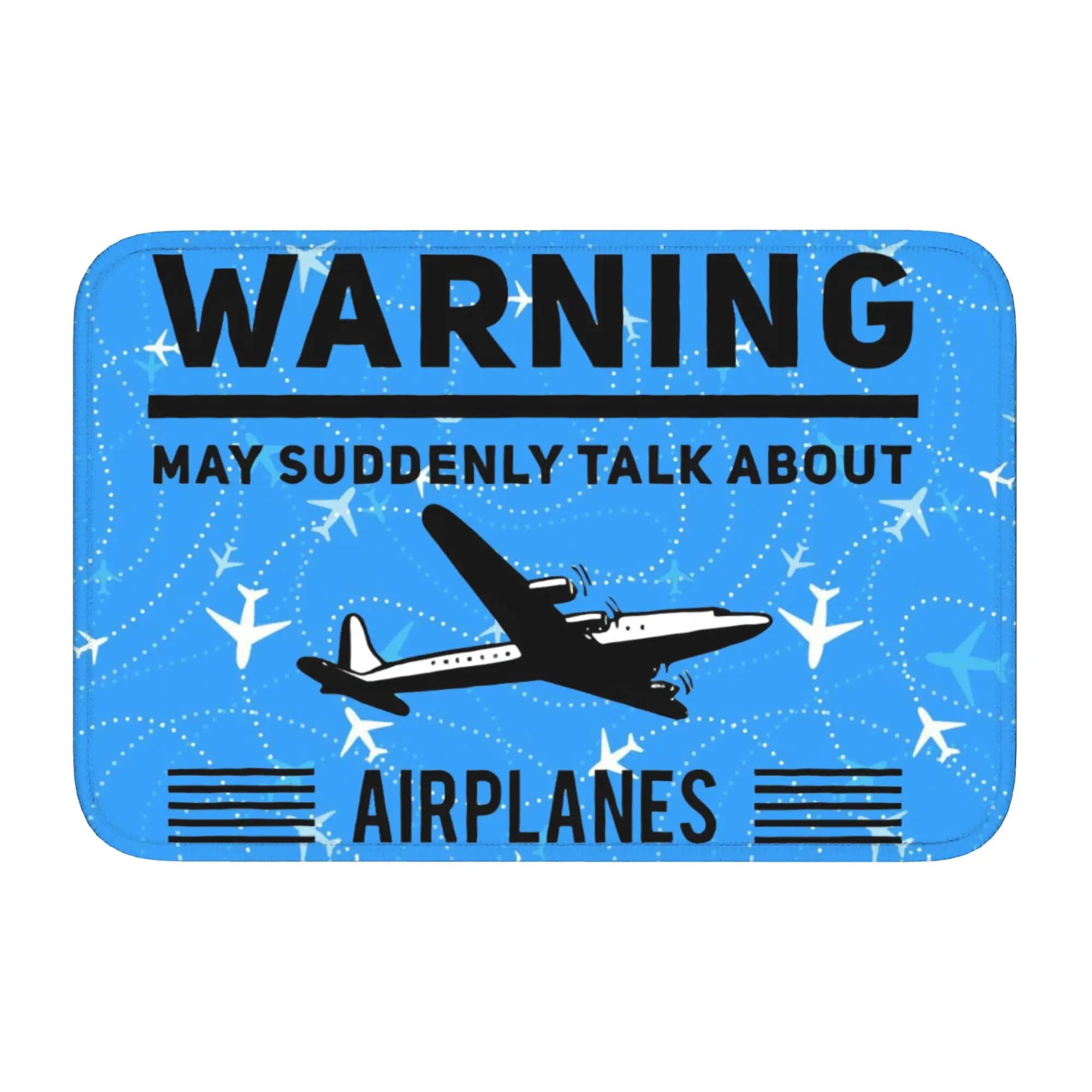 Personalized Carpet with Aircraft Captain Strips, Anti-slip, for Bathroom, Kitchen, Entrance, Living Room, Floor Mat