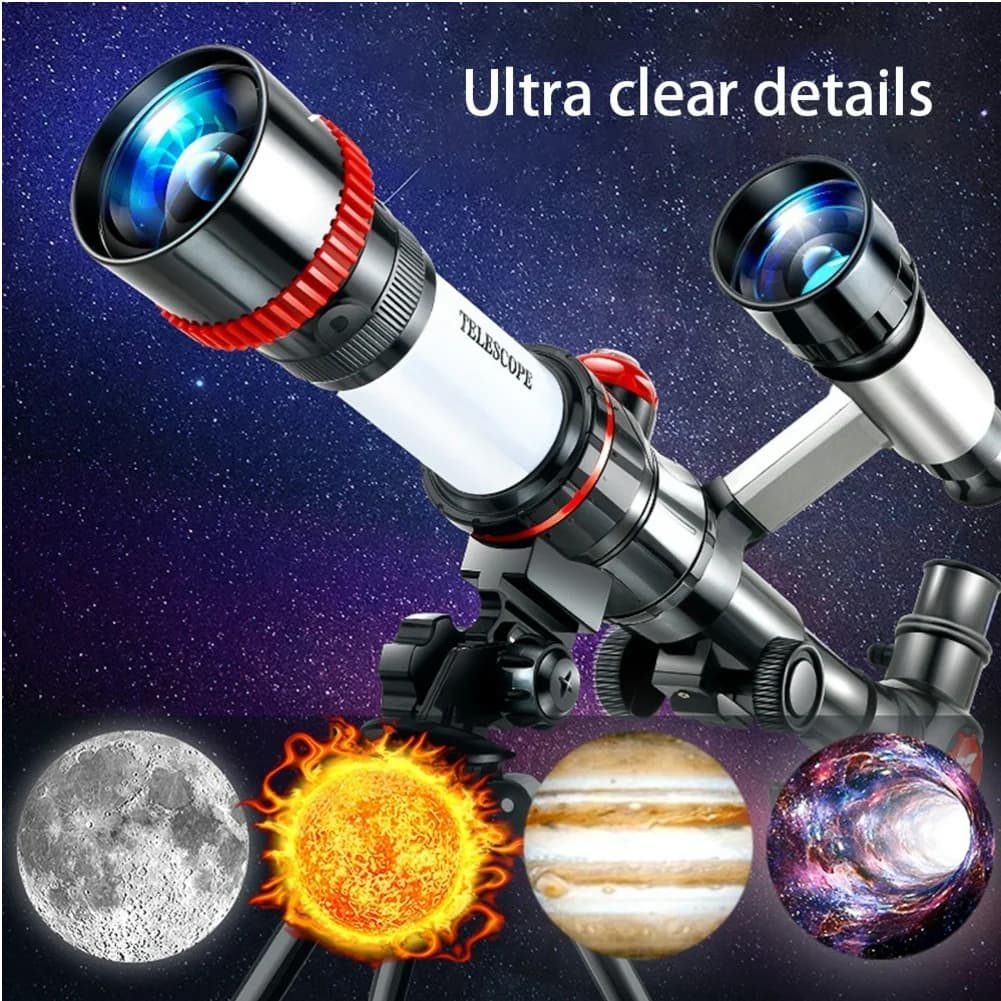 Telescopio astronomico professionale potente monoculare portatile all'aperto HD Moon Space Planet osservazione regali per bambini