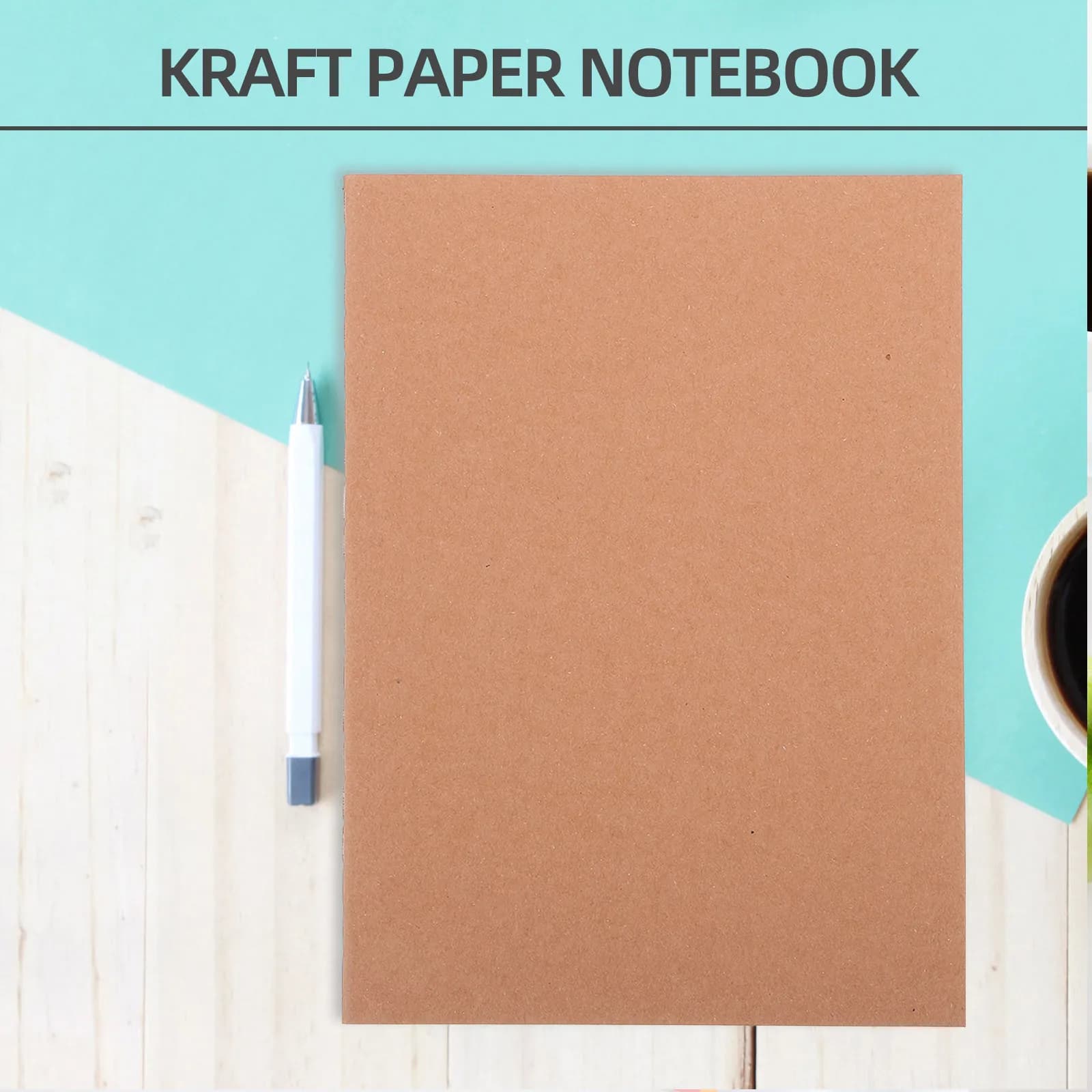 Set di 18 Quaderni A5 in Carta Kraft, 60 Pagine Bianche per Scrivere, Disegnare, Schizzi, Agenda Giornaliera, Uso Quotidiano, Viaggi, Scuola e Ufficio