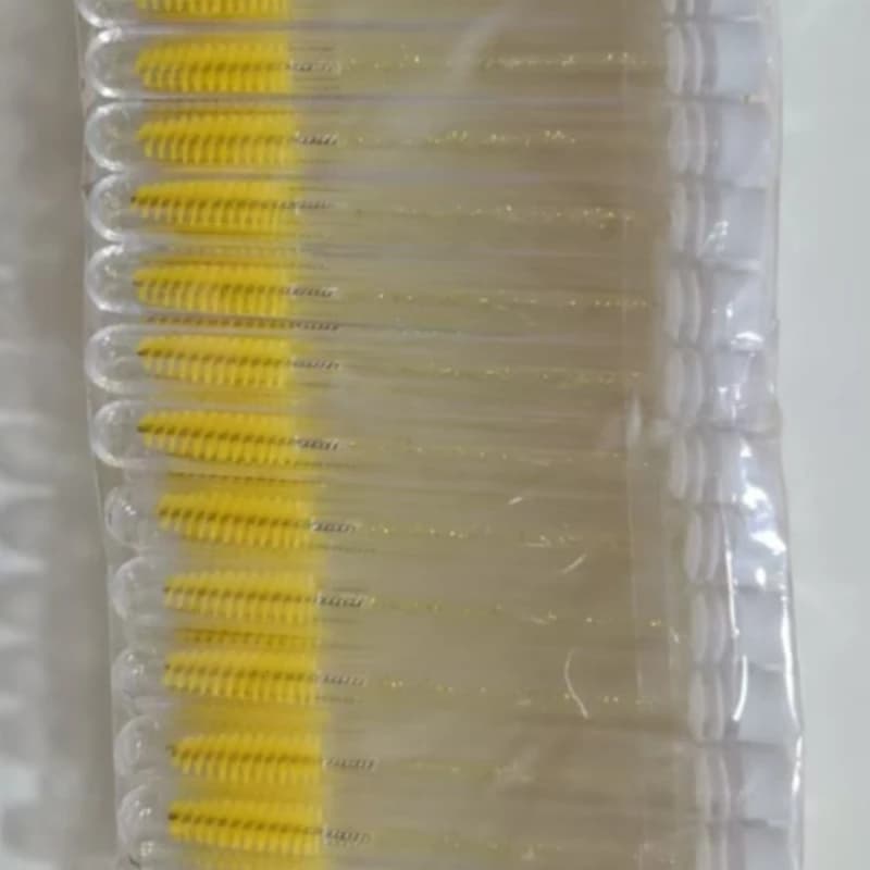 10pcs EyeLash BrushesTube for Eyelash Extension Mascara Wands Eyebrow Brush Applicator Disposable ReusableEyelashes Brush