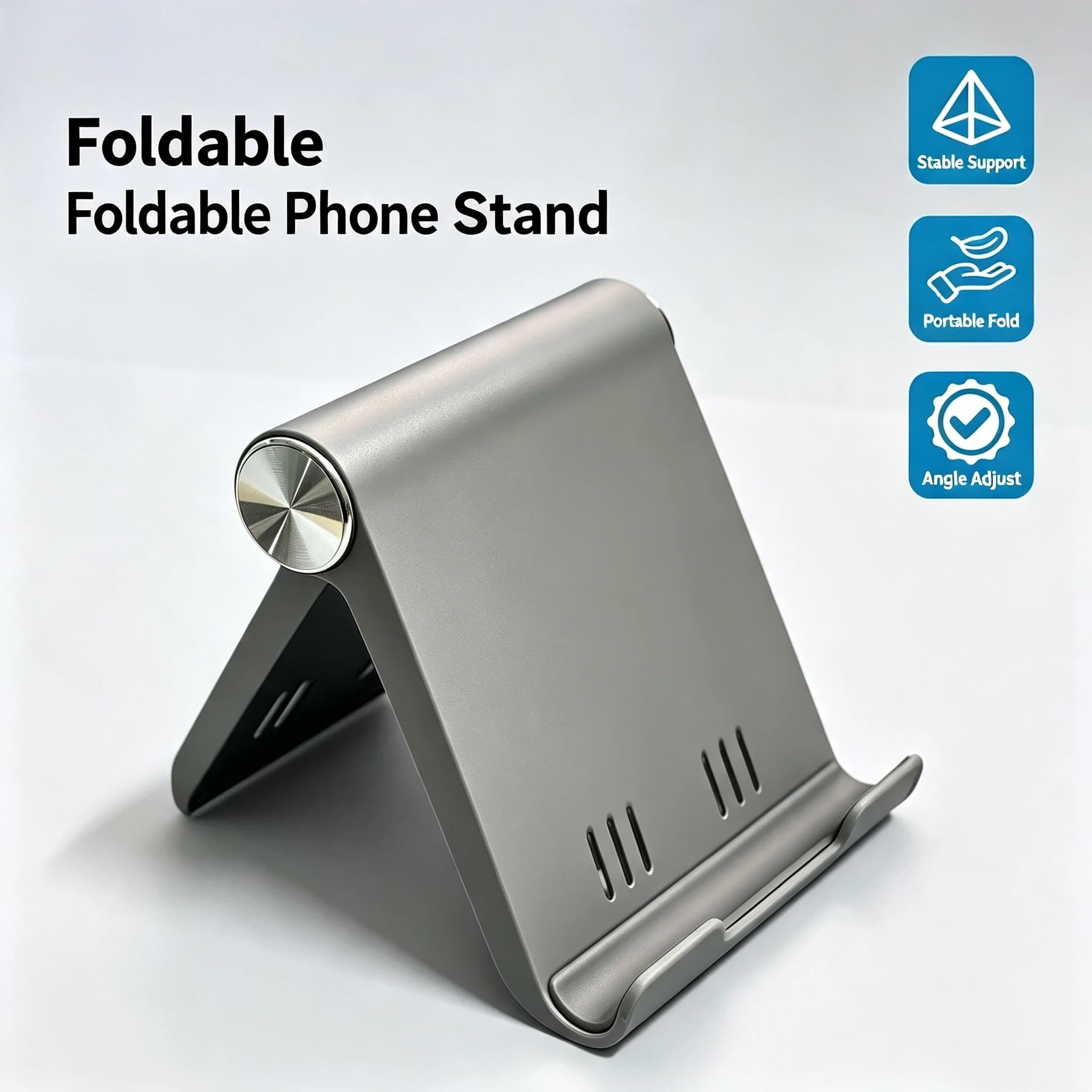Foldable Phone Stand Holder Portable Phone Stand Multifunctional Cell Phone Support Desktop Desk Gadgets Desk Accessories Gift