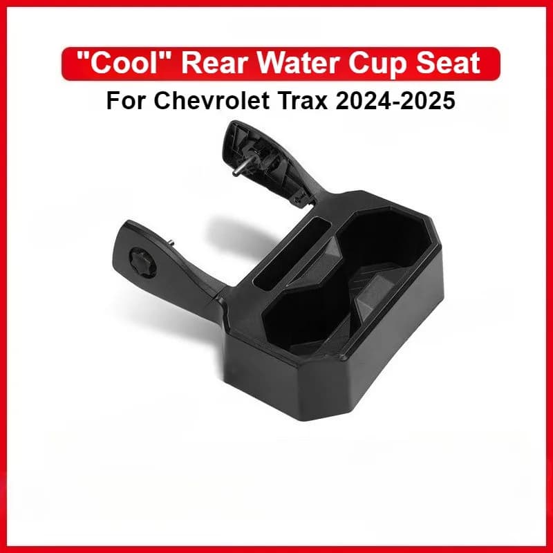 Per 2024 2025 Chevrolet Trax Posteriore Multifunzionale Portabicchieri Scatola di Immagazzinaggio Accessori Per Interni Auto Organizzatore ABS