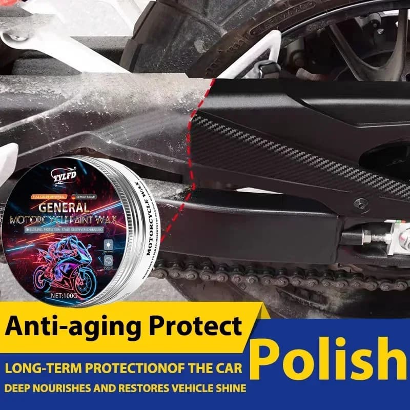 Cera per motori avanzata che fornisce protezione della superficie della vernice per auto, biciclette a motore, uso adatto su vari accessori per moto