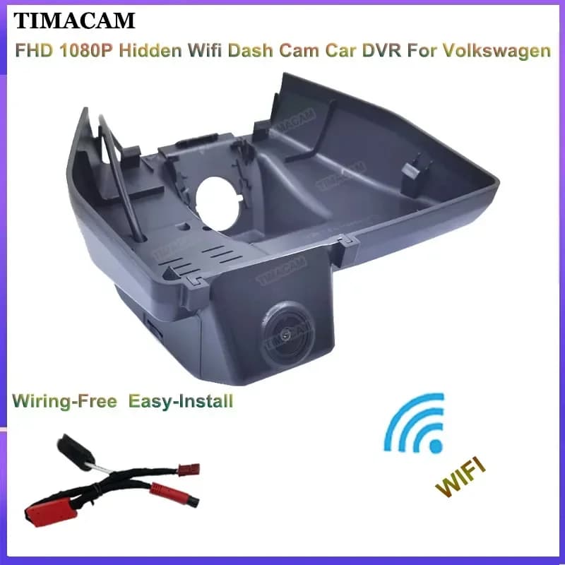TIMACAM For Volkswagen VW id3 for Volkswagen VW id 3 2020 2021 2022 2023 Dash Cam HD Wifi Car Dvr Video recorder Easy to install