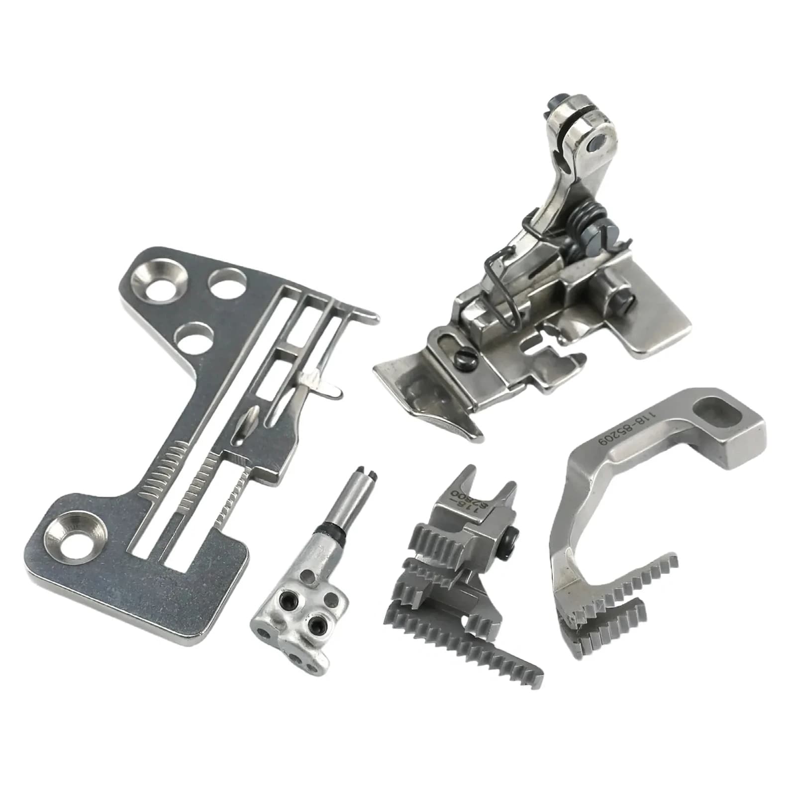 Set di calibri per macchina overlock 5 fili JUKI MO-2516 (3.2mmx3.2mm) - Include piastra ago R4508-HOD-D00 e piedino 118-77552