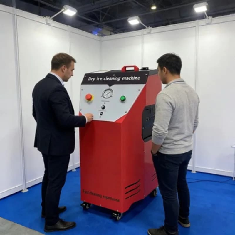 High Pressure Dry Ice Cleaner Machine Industrial Blaster Carbon Deposit Remover for Mold Valve Auto