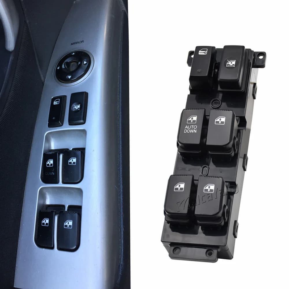 Lato Sinistro Finestra Elettrica Interruttore di Sollevamento In Vetro Pulsante di Controllo Principale Per Hyundai Santa Fe CM 2007-2011 93570-2B000S4 83570-2B70054