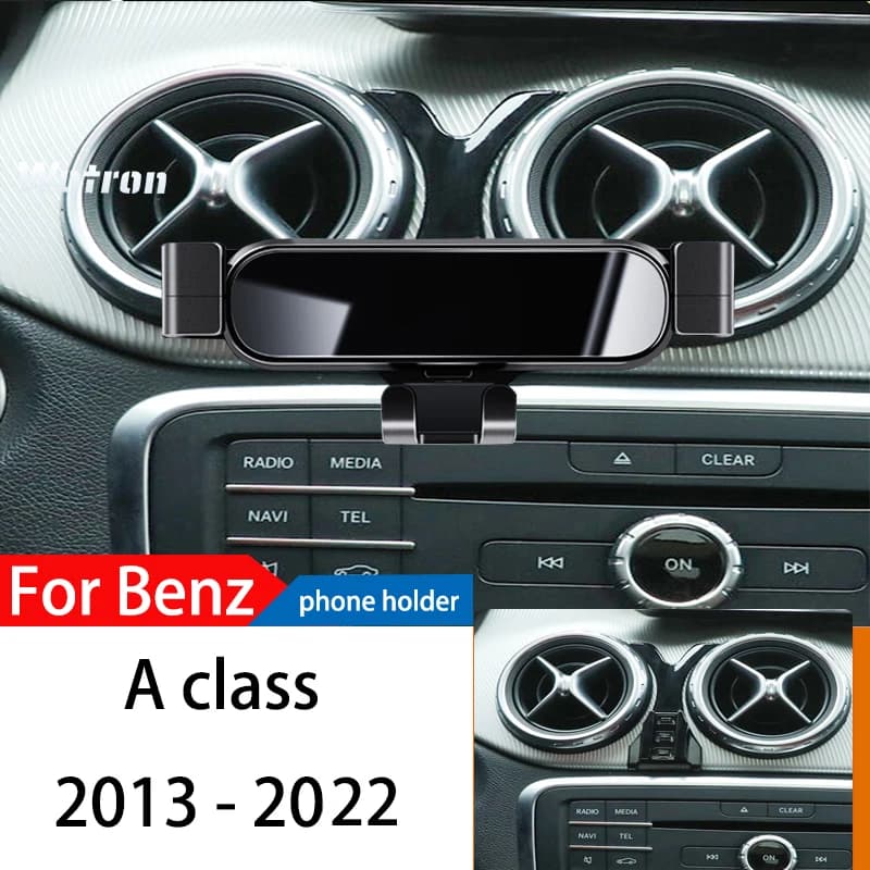 Car Phone Holder For Mercedes Benz A Class 2019-2022 GPS Special Gravity Navigation Mobile Bracket 360 Degree Rotating Stand